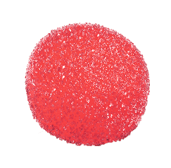 red sugary gummy